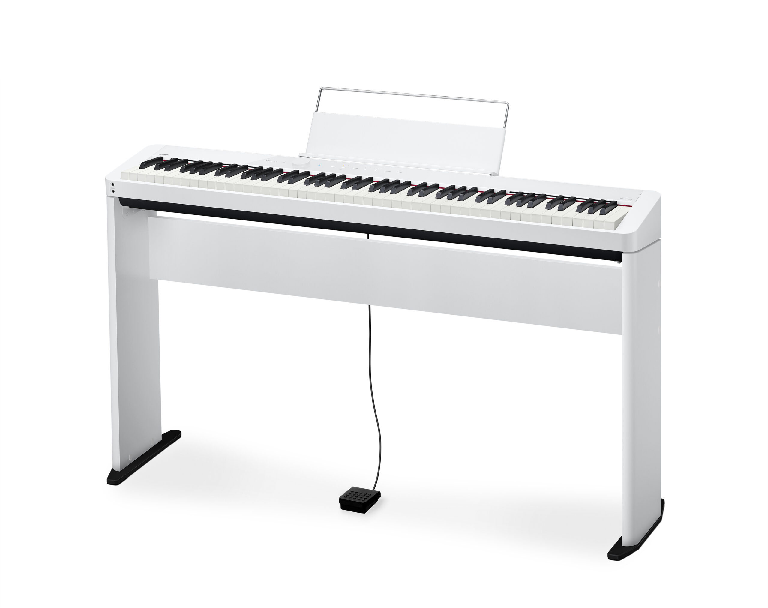 Casio PX-S1100 Pianoforte Digitale Bianco Bundle Bluetooth