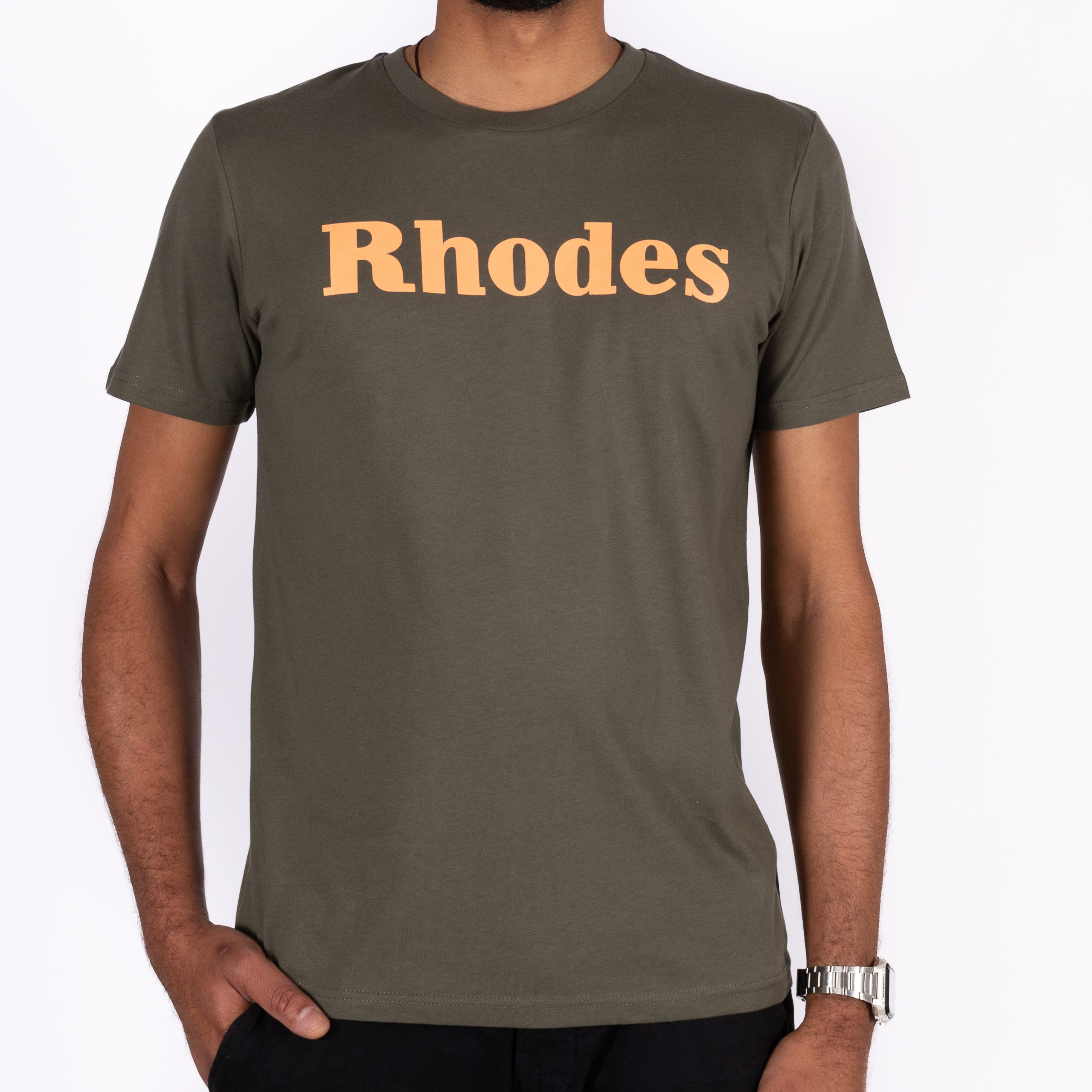 Rhodes Lifestyle T-Shirt maglietta cotone organico khaki