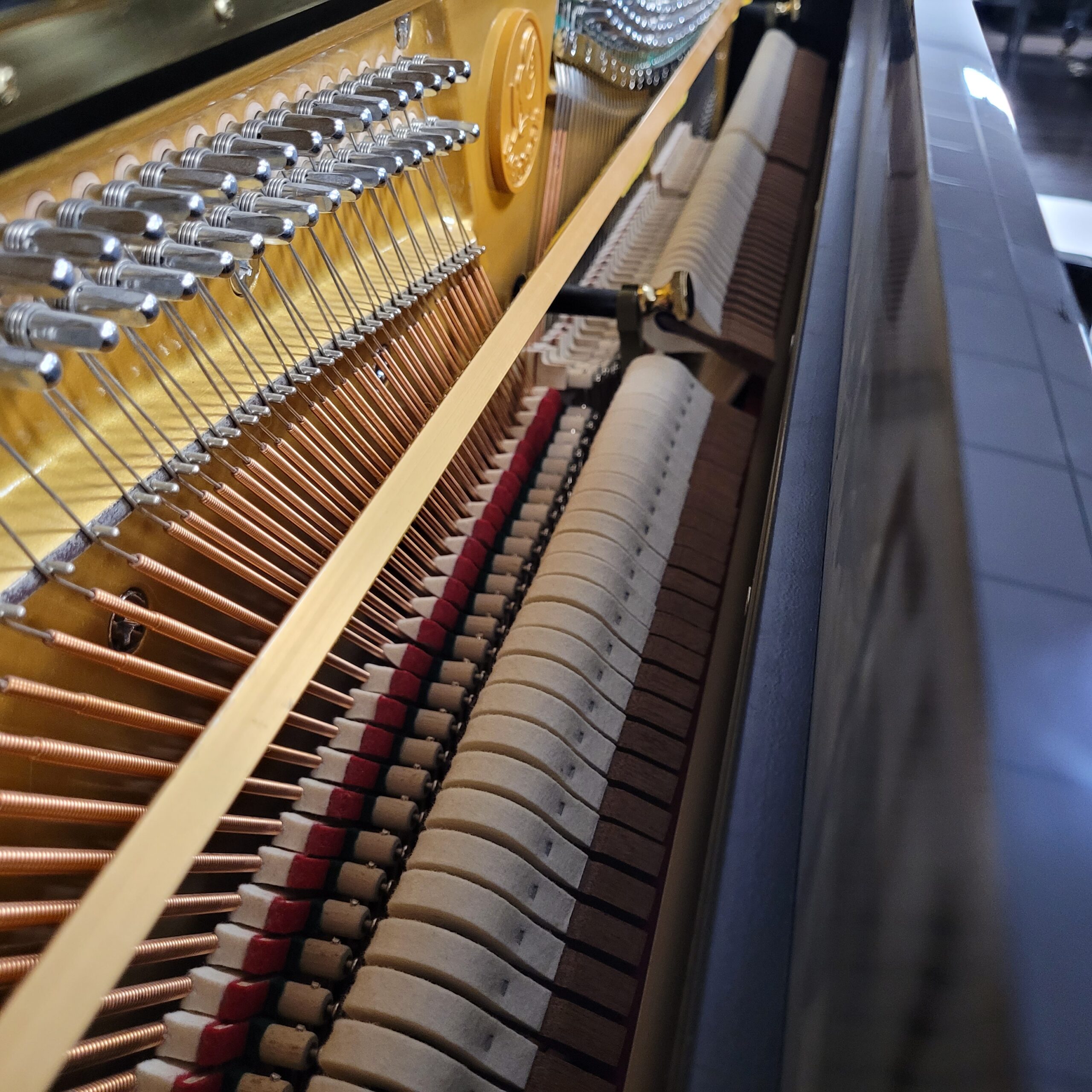 Weisbach 118 pianoforte verticale nero lucido demo