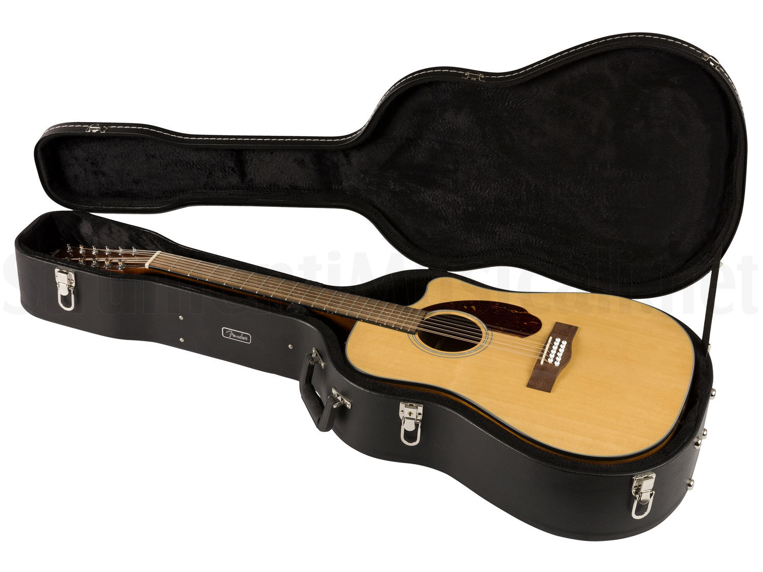 Fender CD-140SCE Dread 12 chitarra acustica 12 corde naturale + custodia