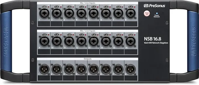 PreSonus NSB 16.8 stage box AVB 16x8 rack