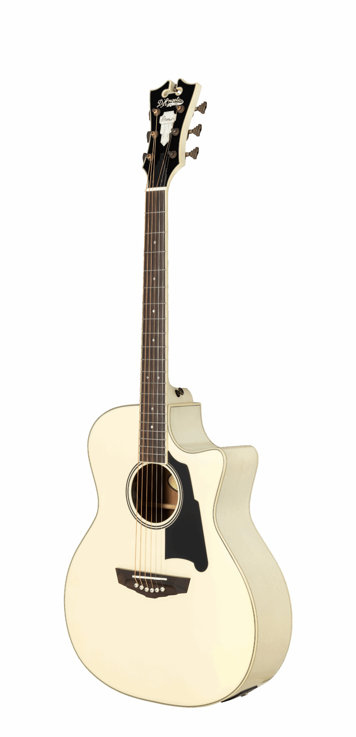 D'Angelico Premier Gramercy chitarra acustica cream ex demo