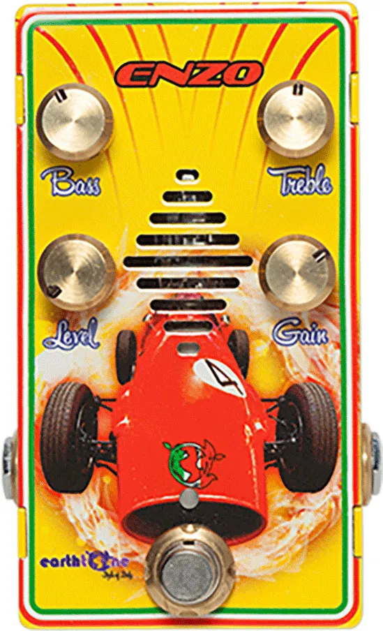 Earthtone Enzo pedale chitarra overdrive valvolare analogico