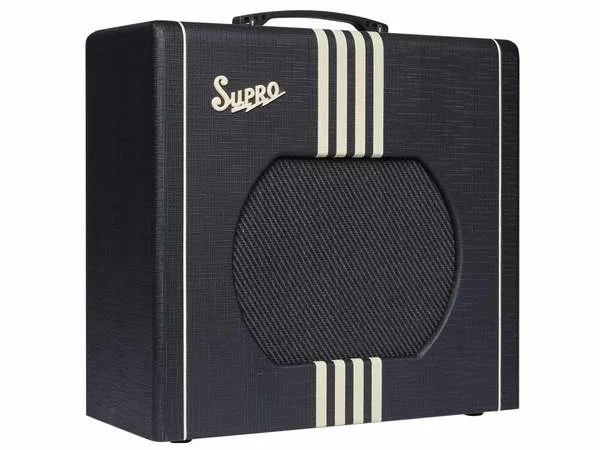 Supro Delta King 12 ampli chitarra valvolare Black Cream ex-demo
