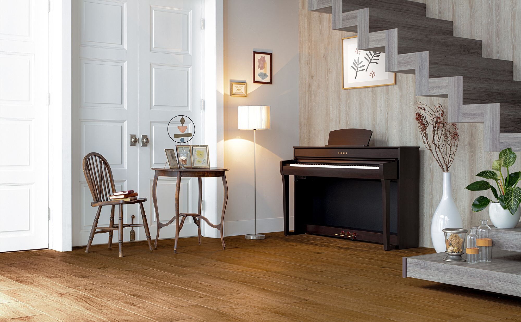 Yamaha Clavinova CLP-885PE pianoforte digitale nero lucido