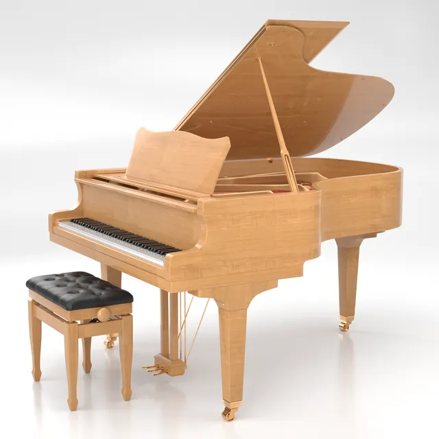 Seiler SE-186 LOU pianoforte a coda Chippendale 186 cm