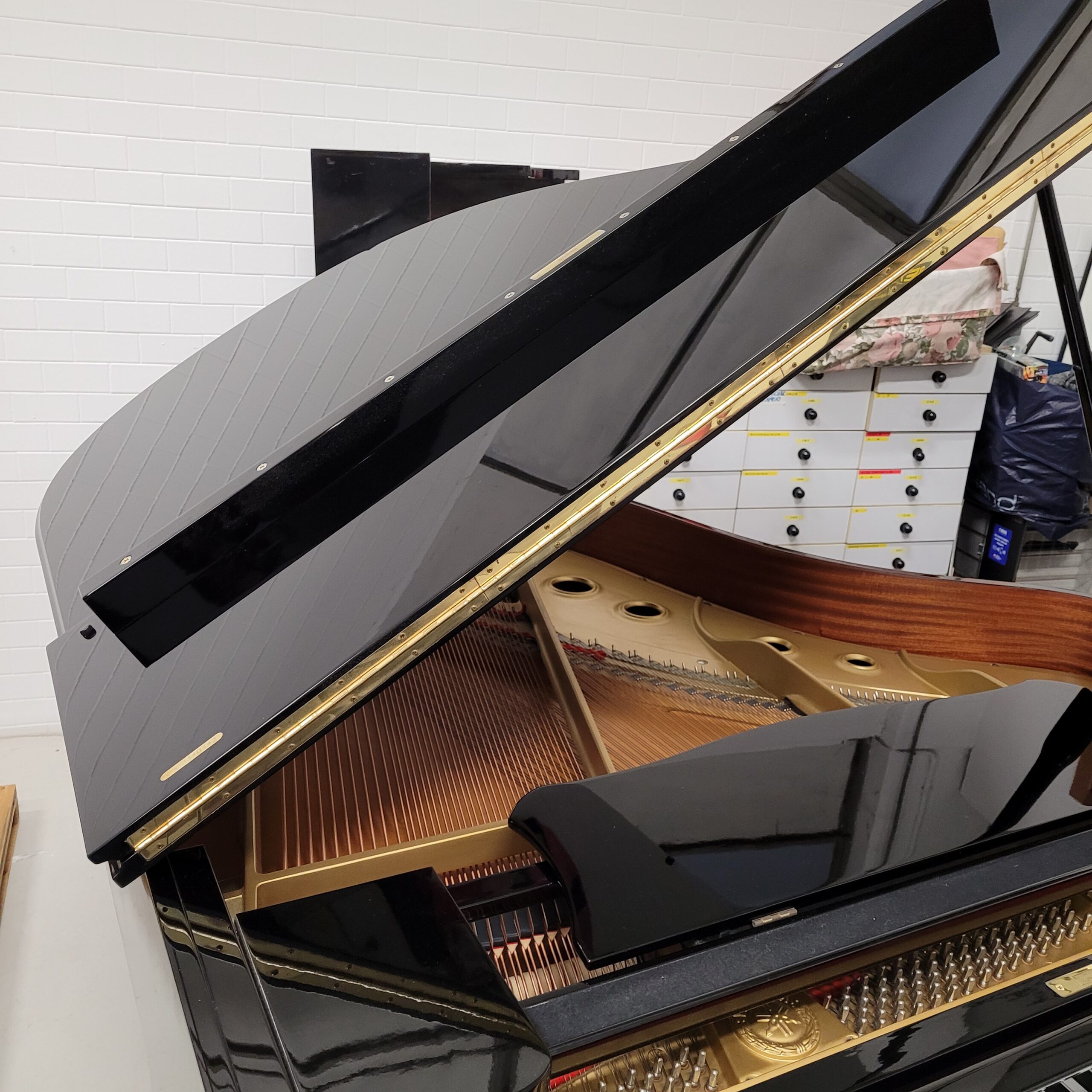Yamaha C3 Pianoforte a Coda Nero Lucido Occasione Usato