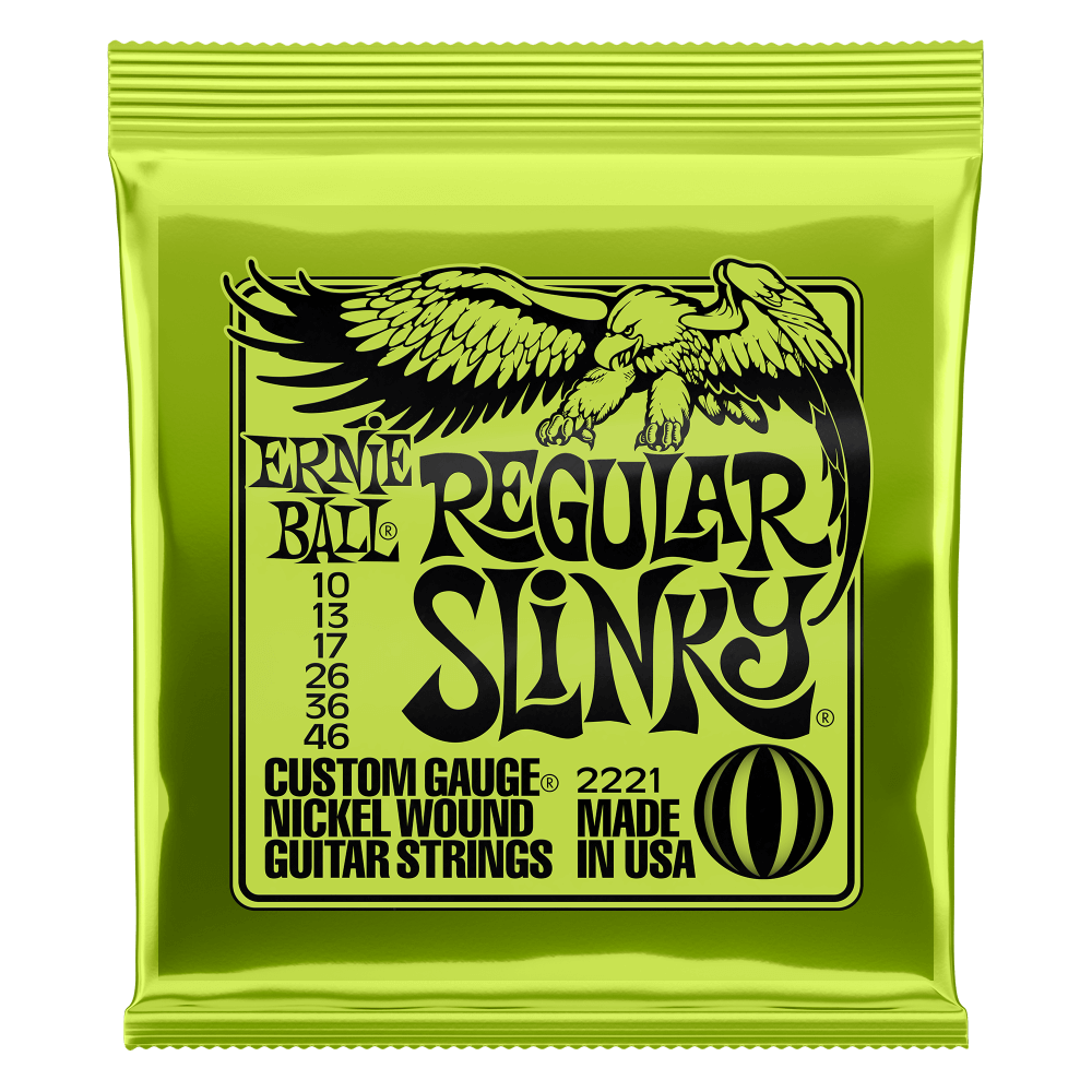 Ernie Ball 2221 Regular Slinky corde chitarra 10-46
