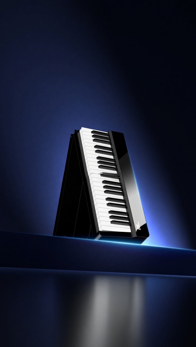 Terence V70 Pianoforte Pieghevole 88 Tasti Nero 50W