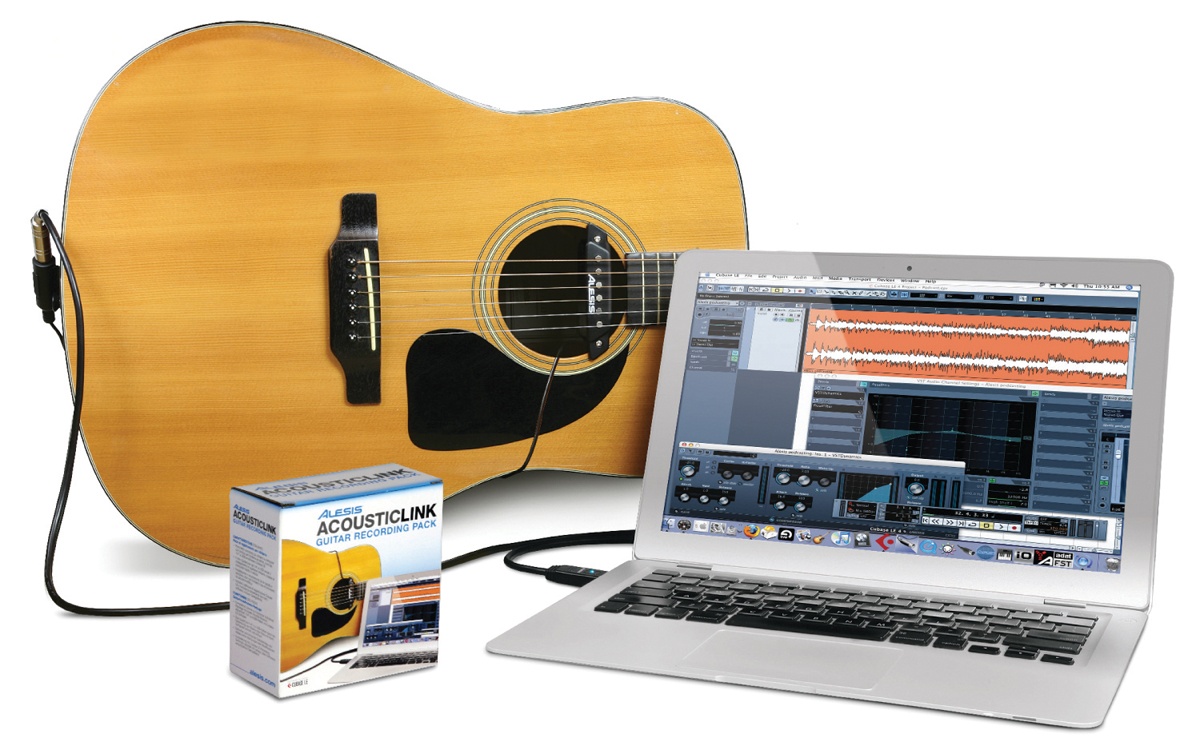 Alesis AcousticLink pickup + cavo USB registrazione chitarra