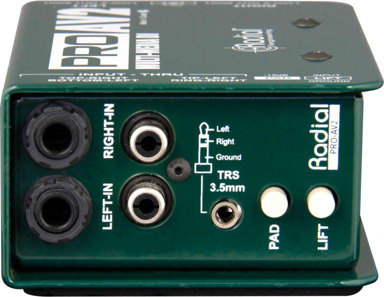 Radial Pro AV2 DI Box Stereo Passiva