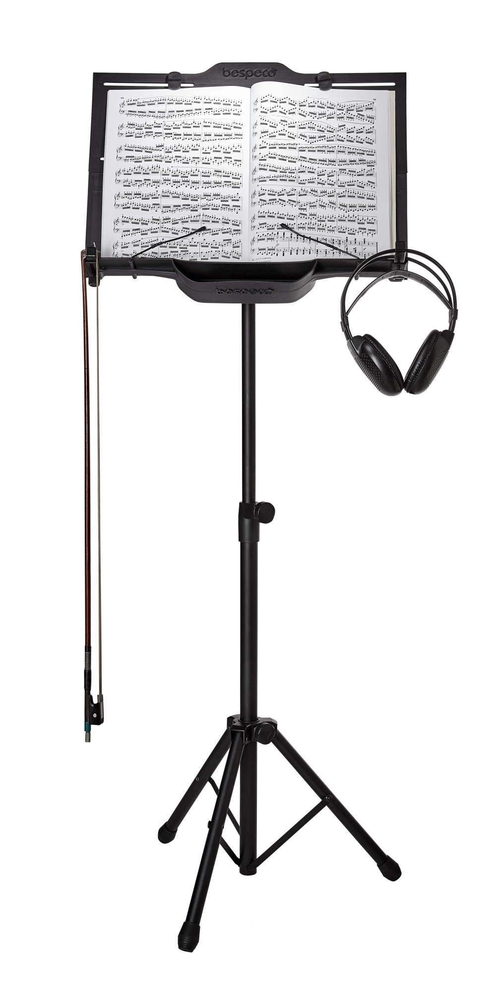 Bespeco PX1 Leggio Pieghevole Nero con Borsa
