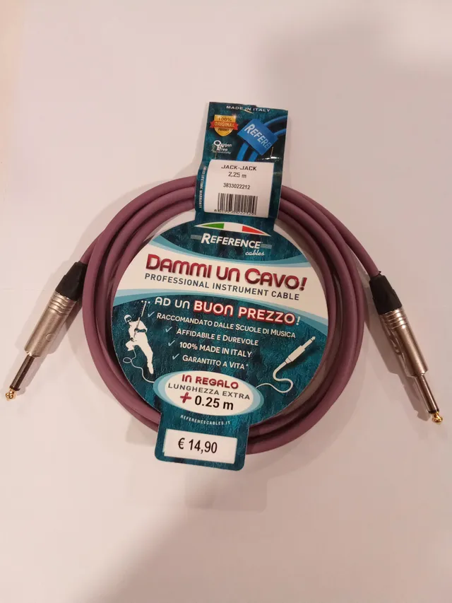 Reference Dammi Un Cavo strumento jack 2,25 m