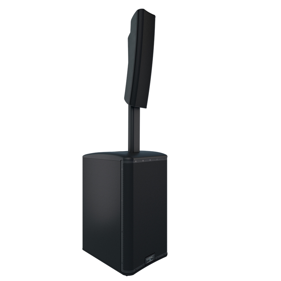 QSC KC12 Diffusore Colonna Attivo Nero + Cover Demo