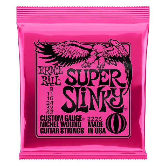Ernie Ball 2223 Super Slinky corde chitarra elettrica 09-42