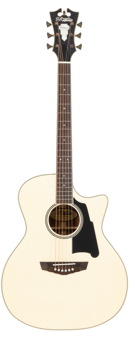 D'Angelico Premier Gramercy chitarra acustica cream ex demo