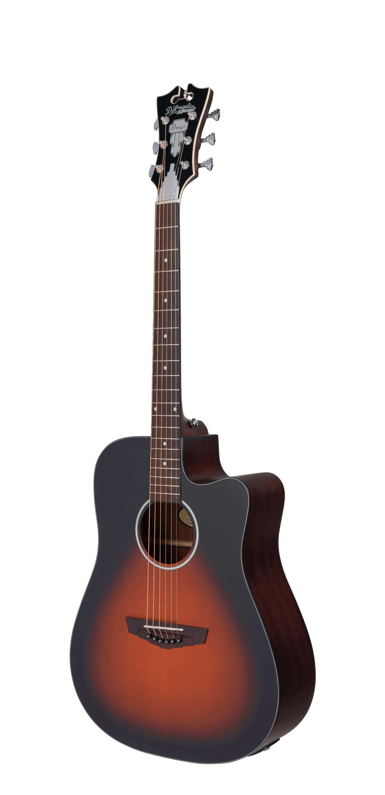 D'Angelico Premier Bowery LS chitarra acustica Satin Vintage Sunburst Ex Demo