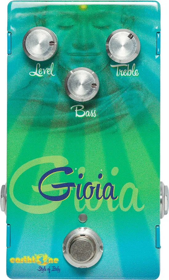 Earthtone Gioia Boost pedale chitarra JFET boutique