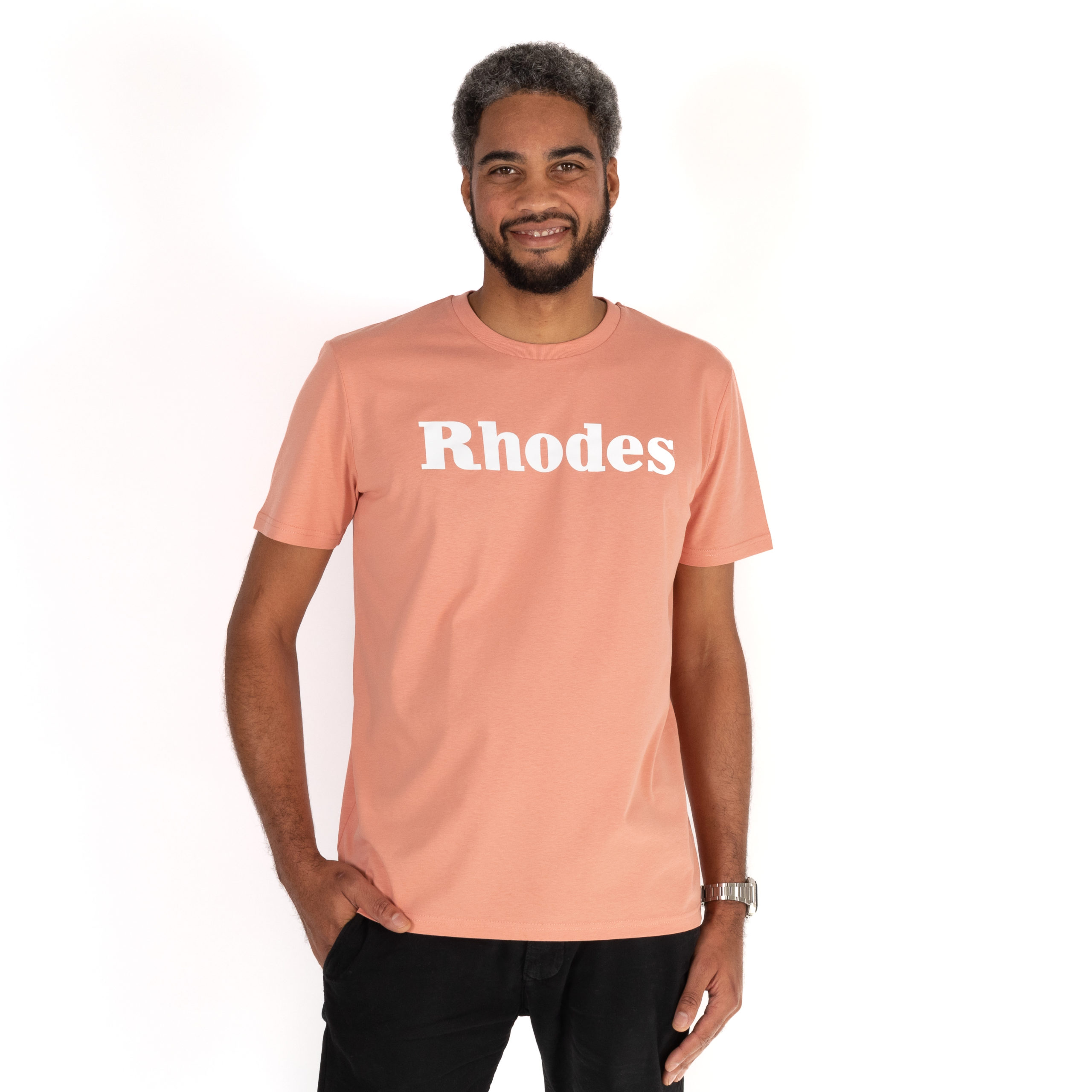 Rhodes T-Shirt Rose Clay maglietta cotone organico