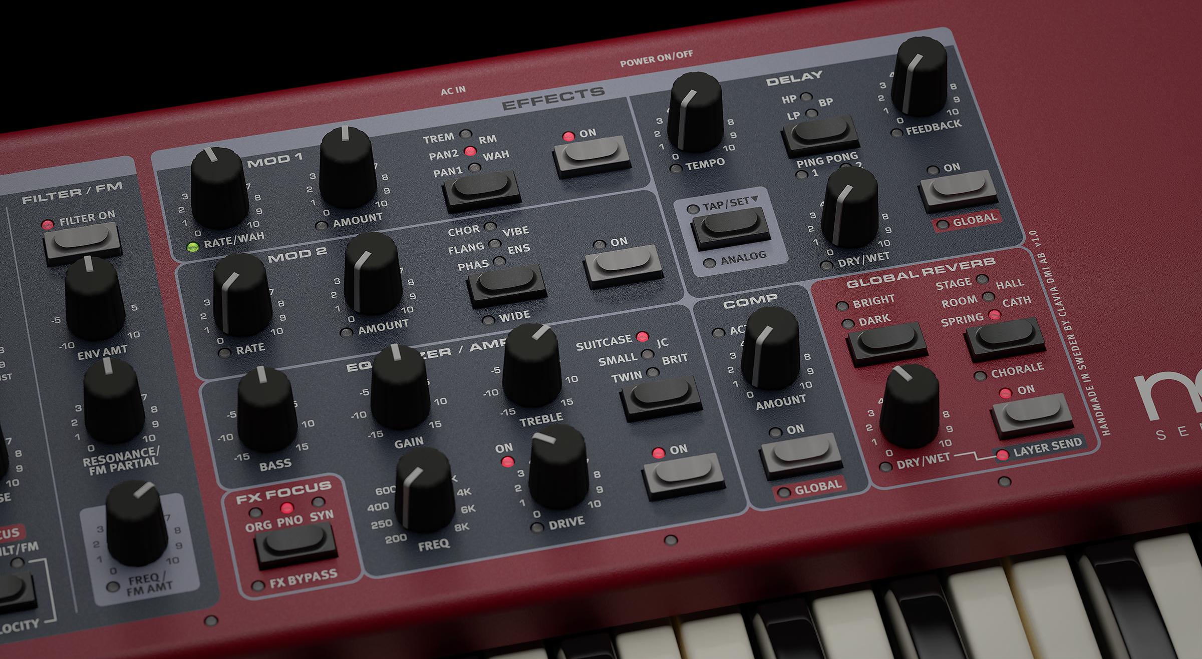Nord Electro 7 61 tastiera stage 61 tasti leggera
