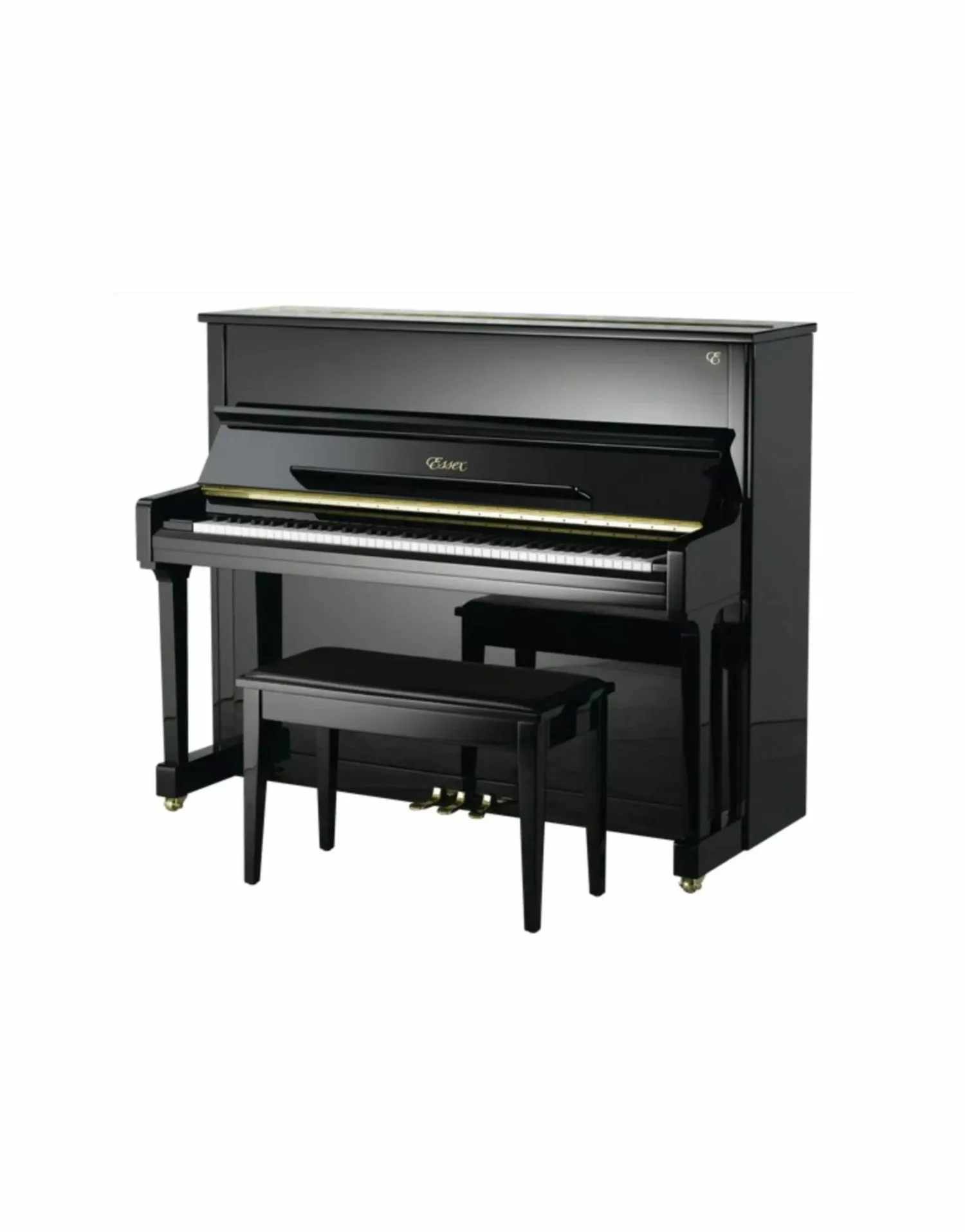 Essex 123 pianoforte verticale nero lucido esposizione