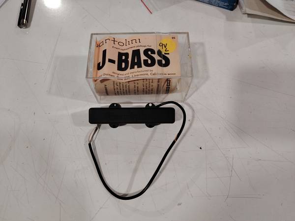 Bartolini 9V L Vintage pick up basso singolo Jazz Bass