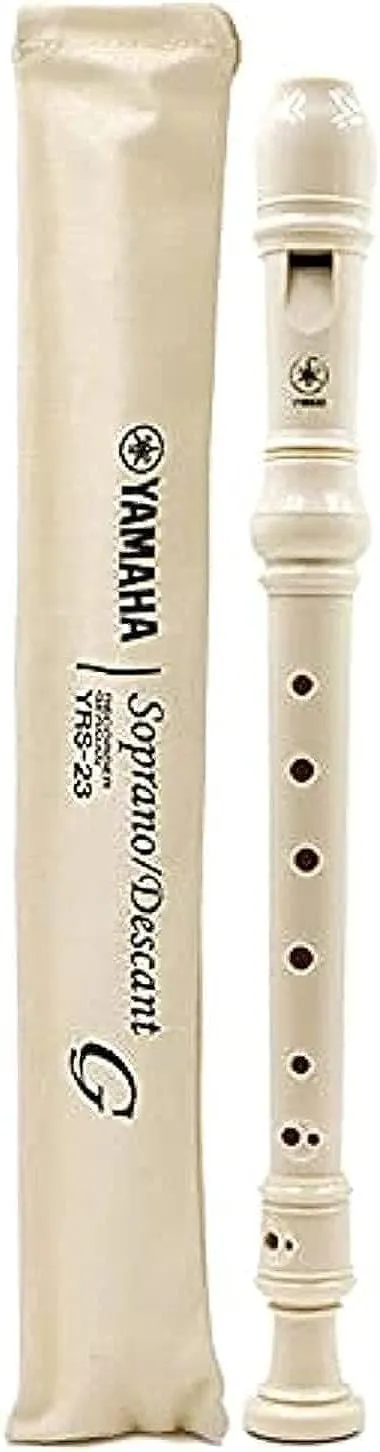 Yamaha YRS-23 Flauto Dolce Soprano Descant con Custodia
