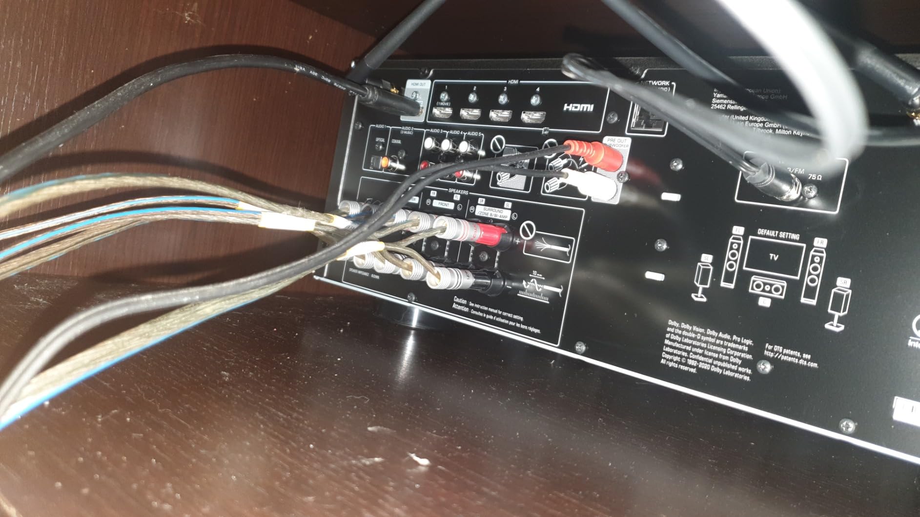 Yamaha RX-V4A Sintoamplificatore 5.2 Nero Bluetooth Wi-Fi