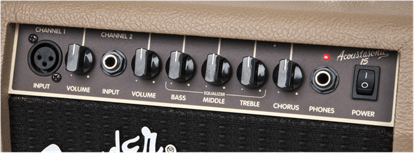 Fender Acoustasonic 15 ampli chitarra acustica 15W chorus
