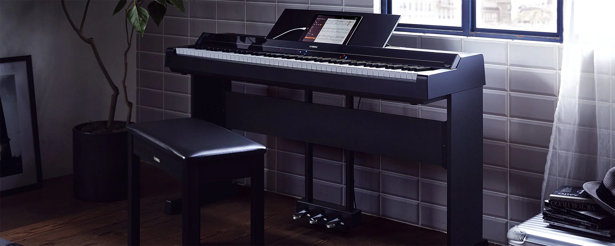 Yamaha P-S500 pianoforte digitale 88 tasti con Stream Lights