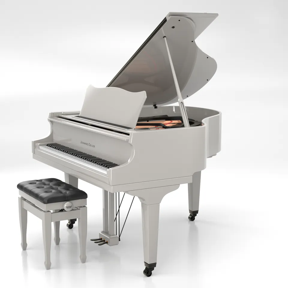 Seiler GS-150B pianoforte a coda grigio lucido 150 cm