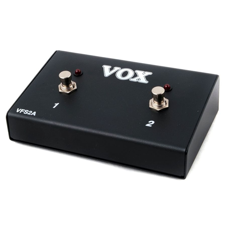 VOX VFS2A footswitch pedale 2 tasti metallo LED