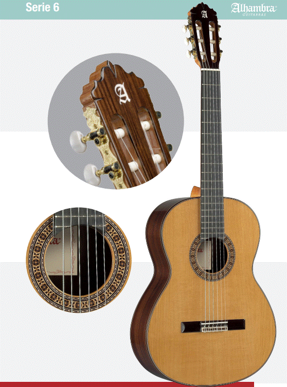 Alhambra 6P Chitarra Classica Cedro Concerto