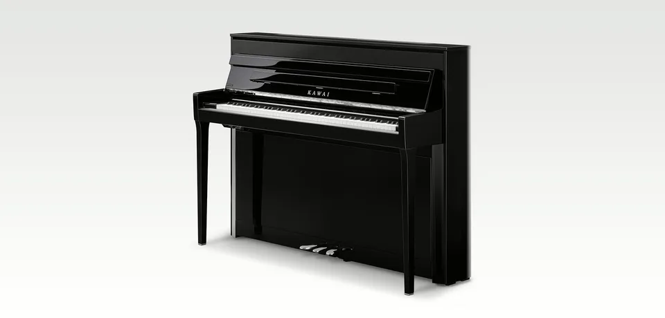 Kawai Novus NV6 pianoforte ibrido 88 tasti nero lucido