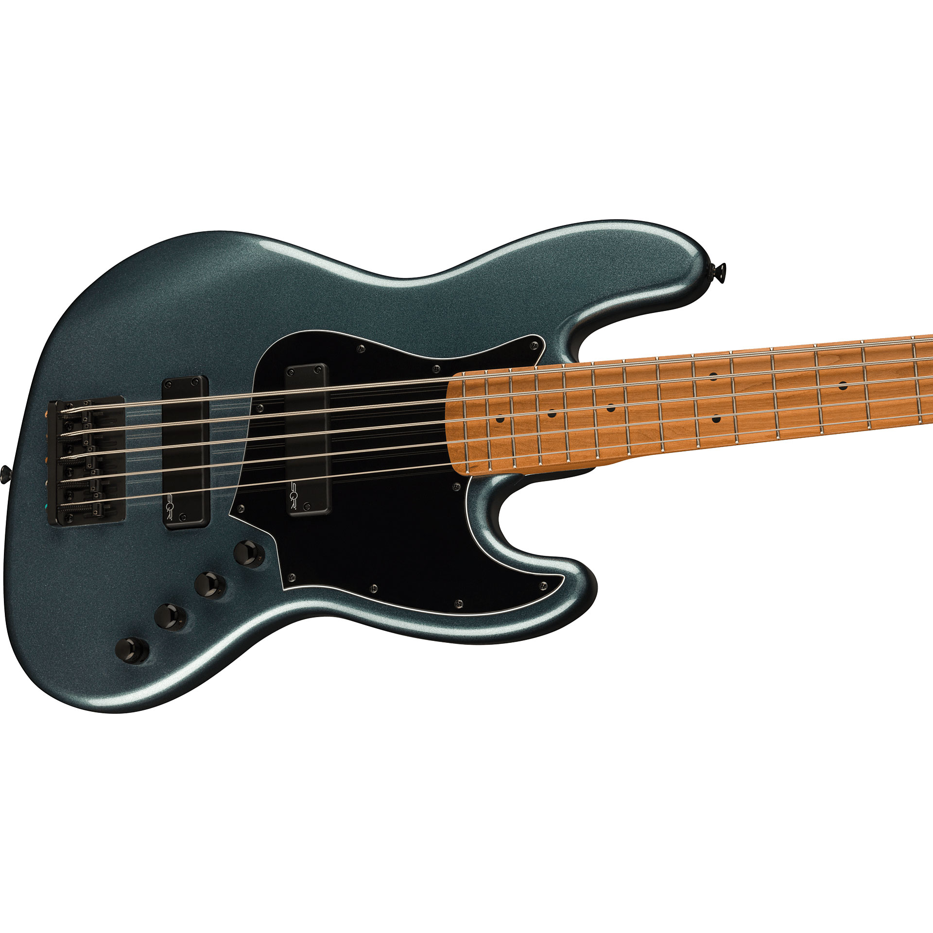 Squier Contemporary Jazz Bass V basso gunmetal active