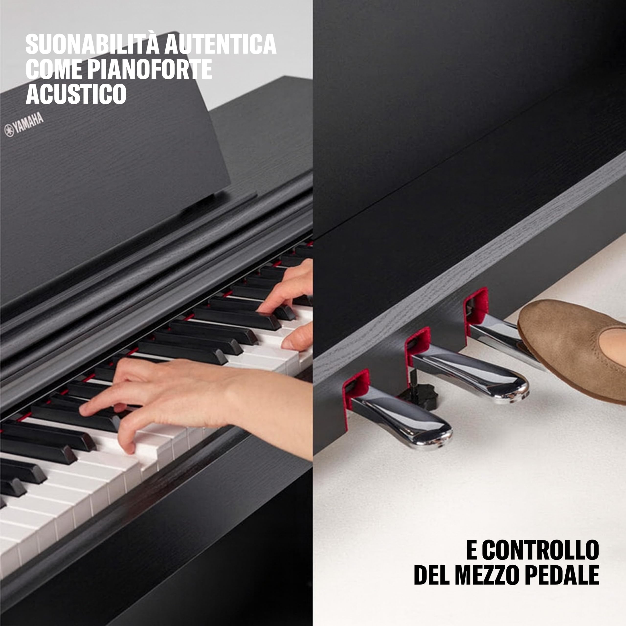 Yamaha Arius YDP-105WH pianoforte digitale bianco 88 tasti