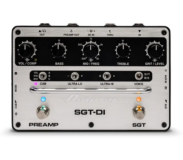Ampeg SGT-DI preamplificatore basso a pedale IR