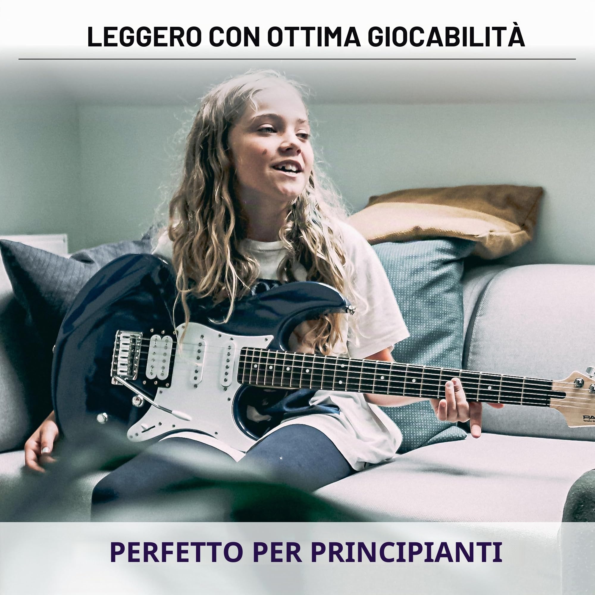 Yamaha Pacifica 112V chitarra elettrica blu sonico HSS