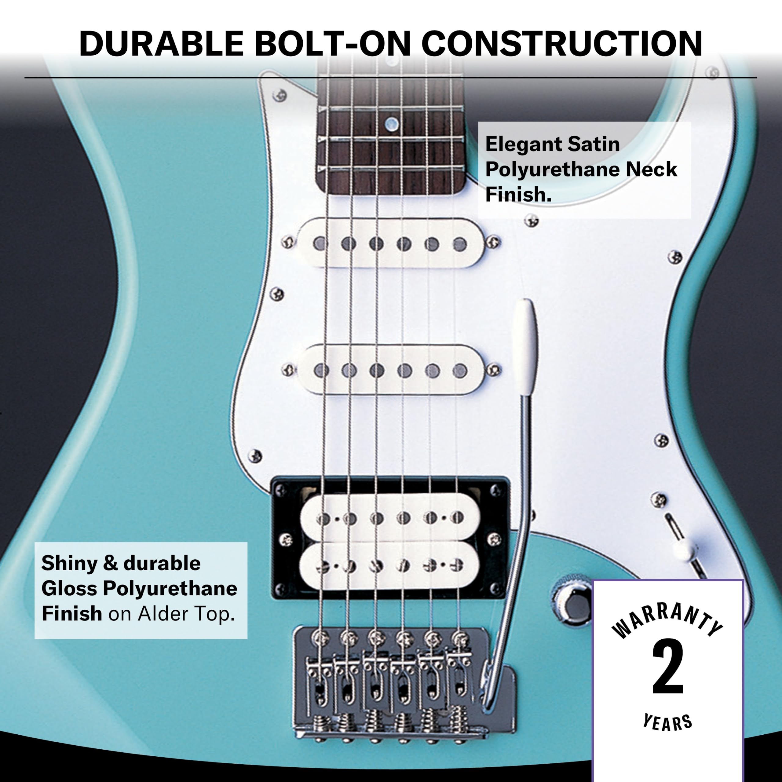 Yamaha Pacifica 112V chitarra elettrica blu sonico HSS