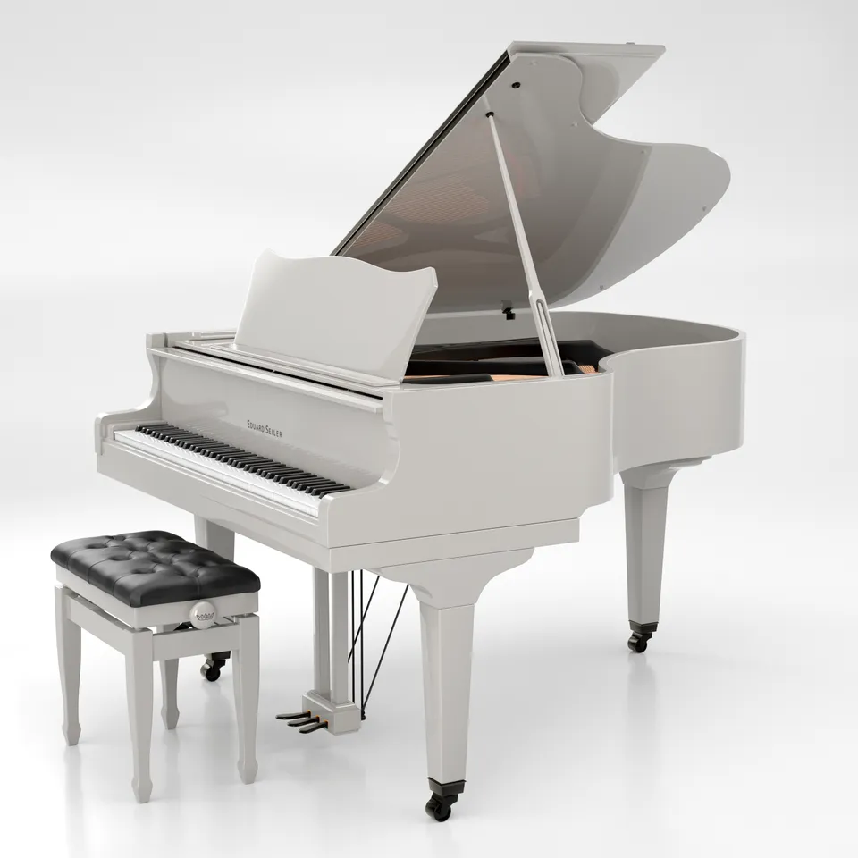Seiler Eduard Seiler ED-168B pianoforte a coda grigio lucido