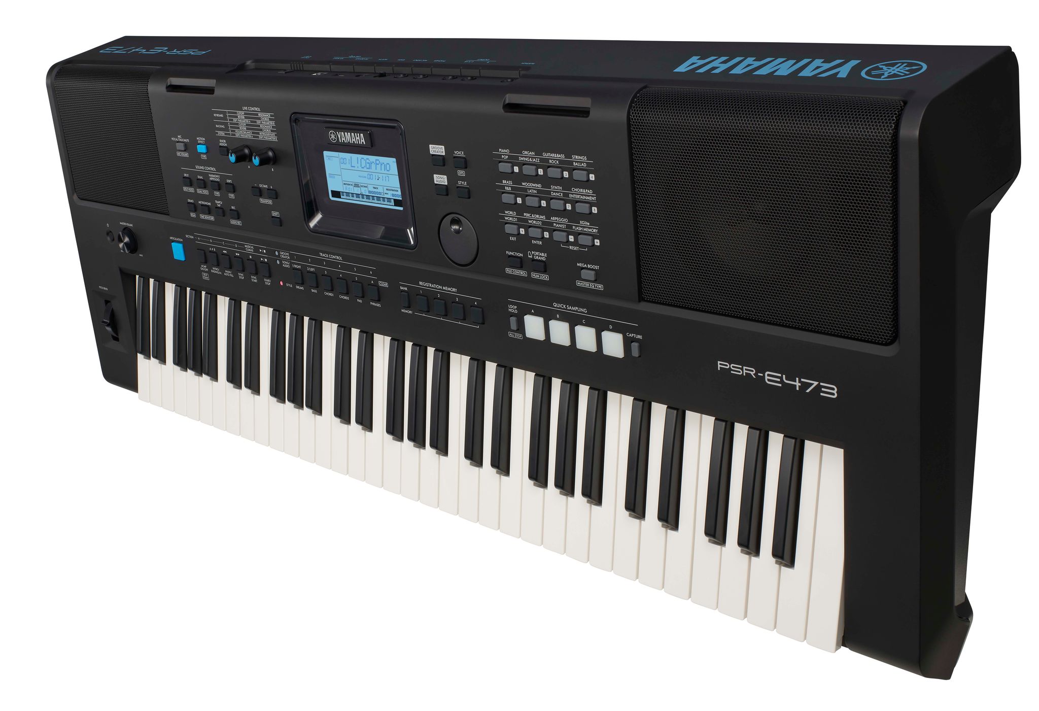 Yamaha PSR-E473 tastiera 61 tasti sensibili con campionatore