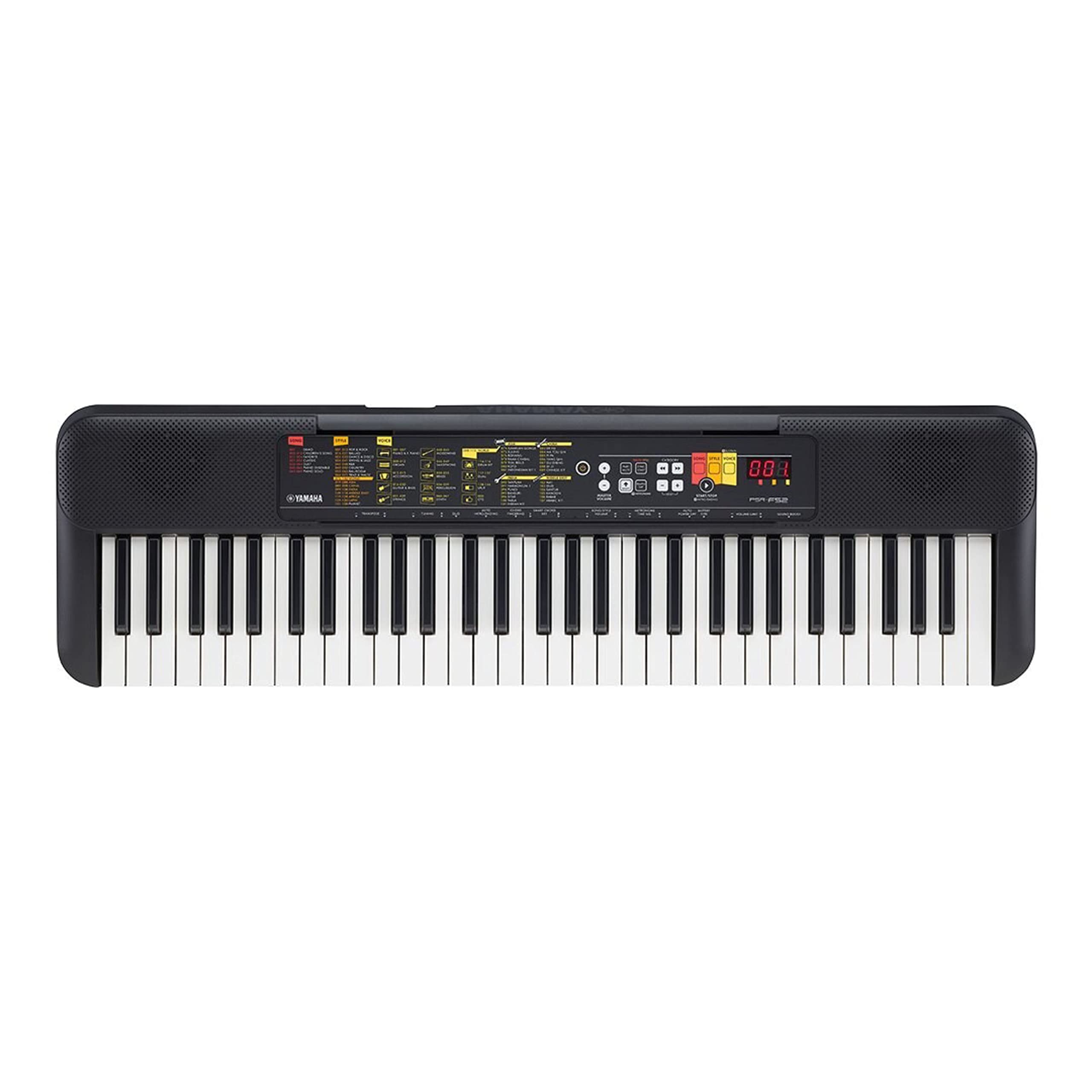 Yamaha PSR-F52 Tastiera Digitale 61 Tasti Nera 144 Voci