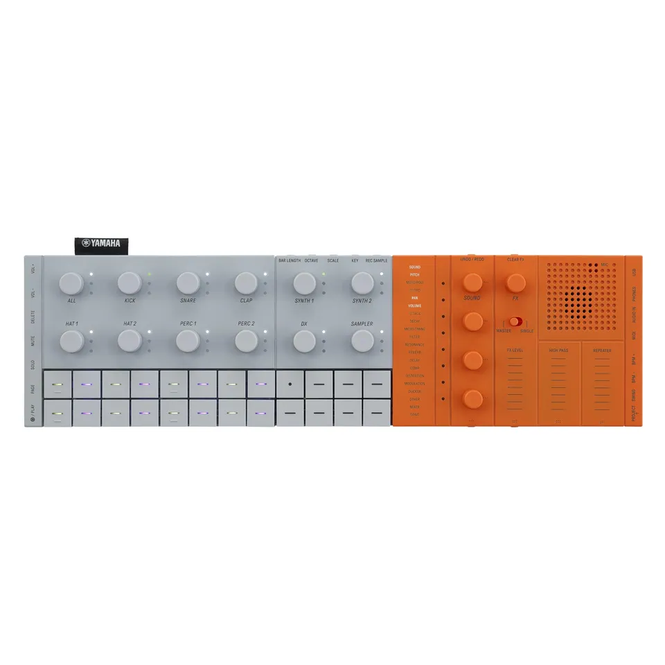 Yamaha SEQTRAK workstation portatile arancio con sampler