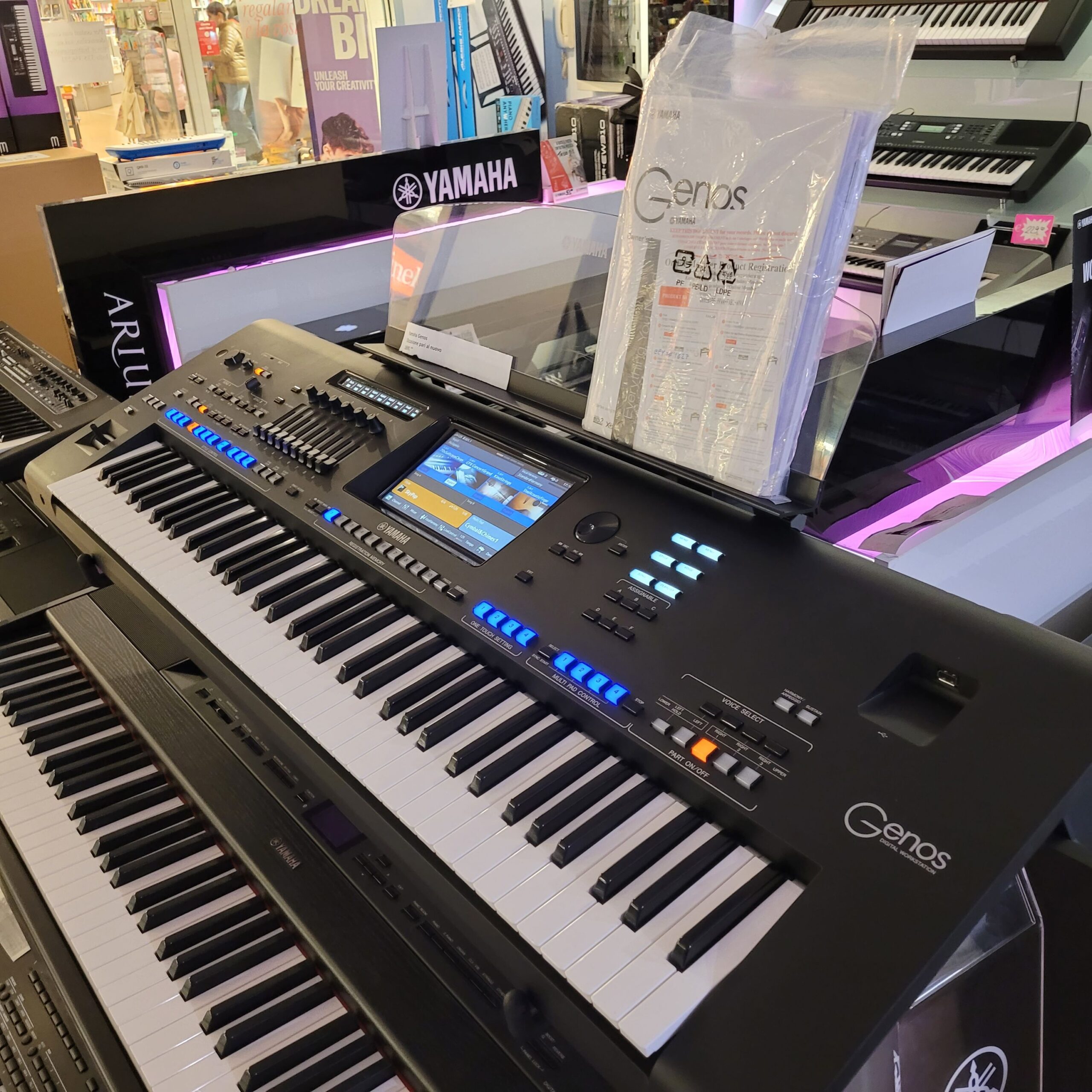 Yamaha Genos Tastiera Arranger 76 Tasti Occasione