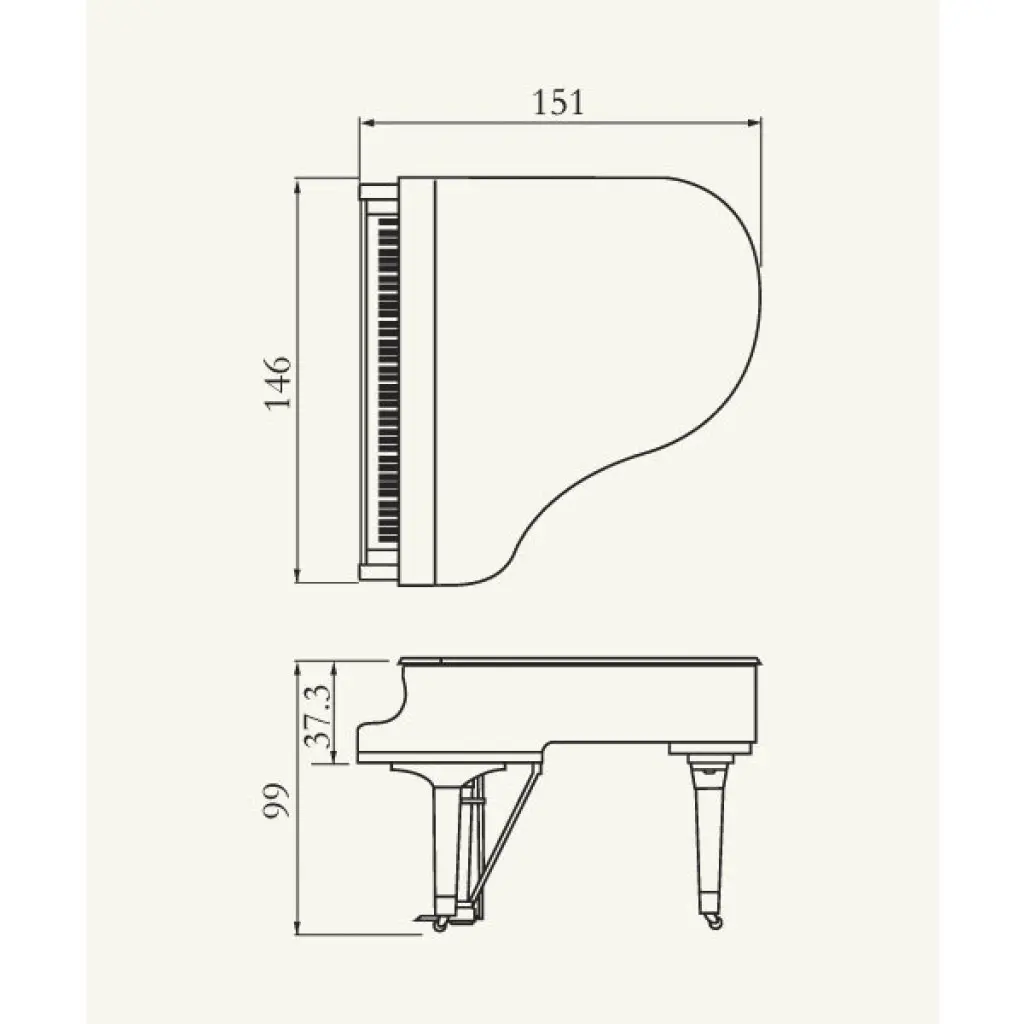 Yamaha GB1K Silent Pianoforte a Coda 151 cm Cuffia