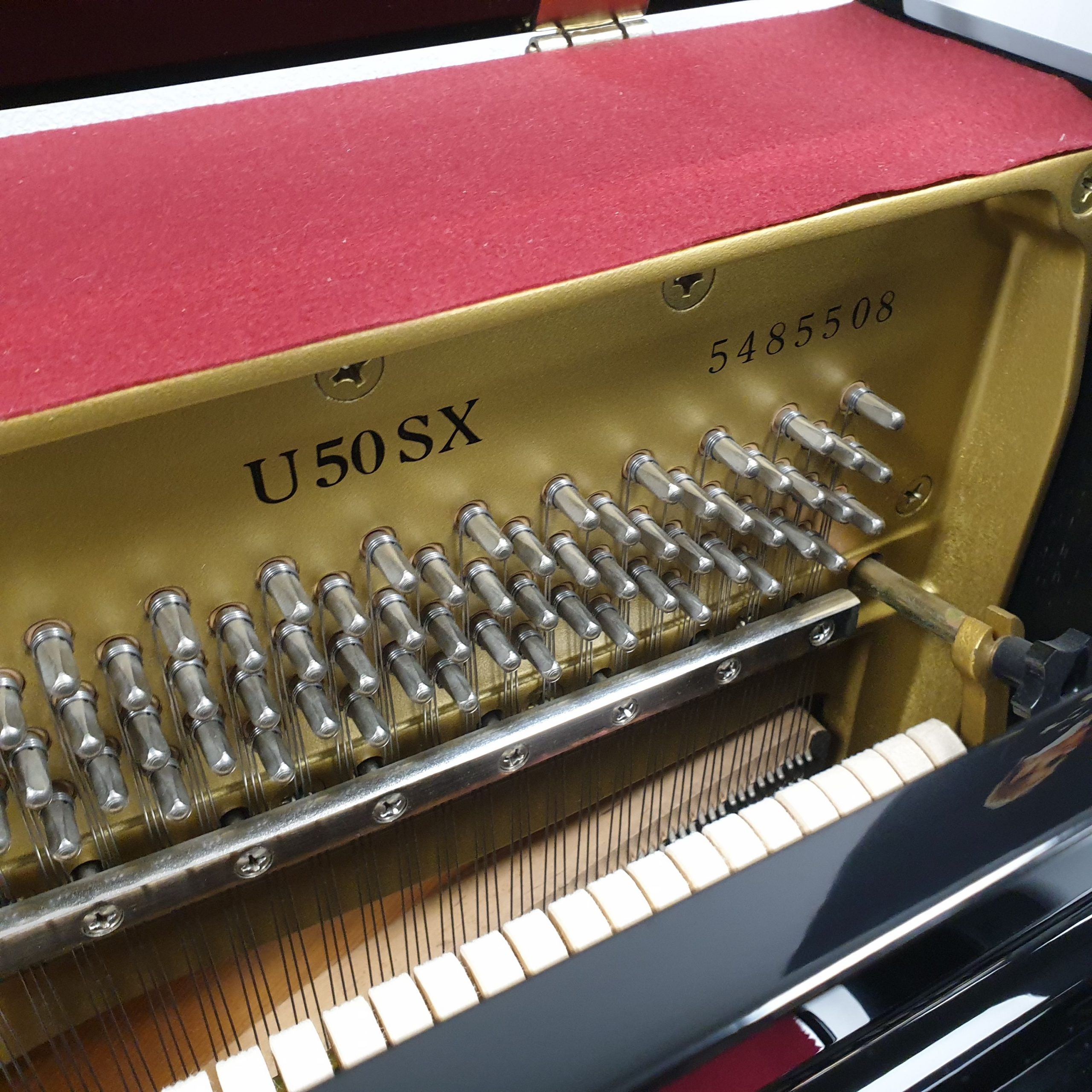 Yamaha U50 SX Silent pianoforte verticale usato cuffia