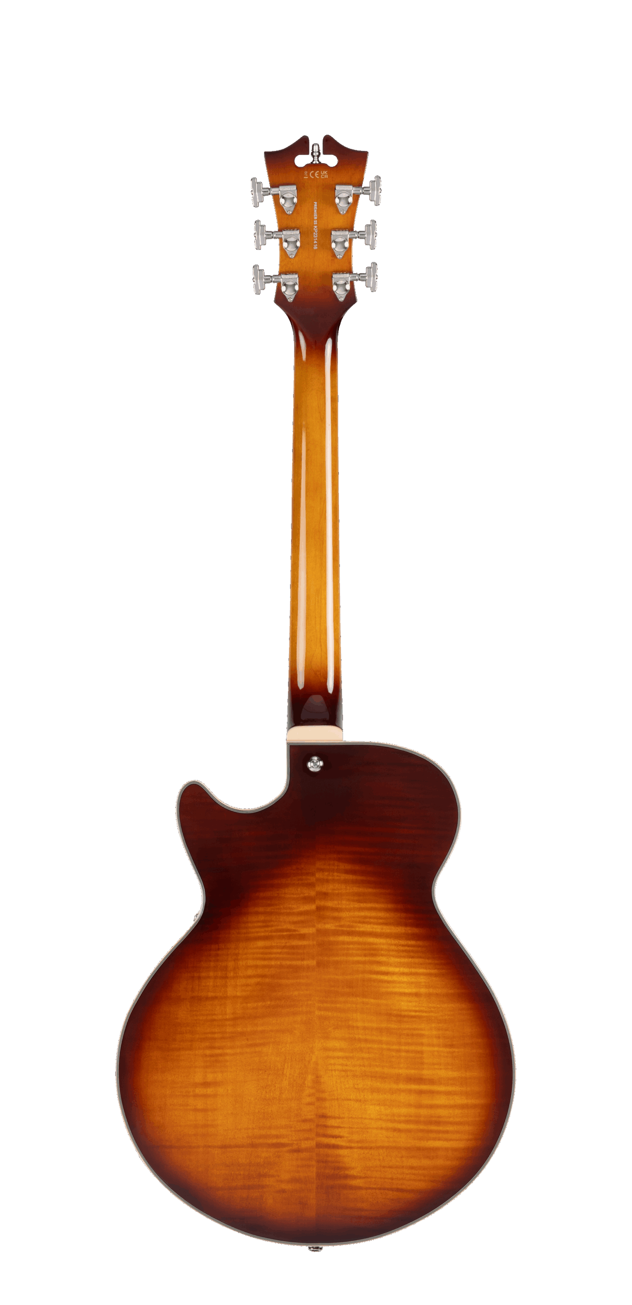 D'Angelico Premier SS Dark Iced Tea Burst chitarra semi-hollow ex demo