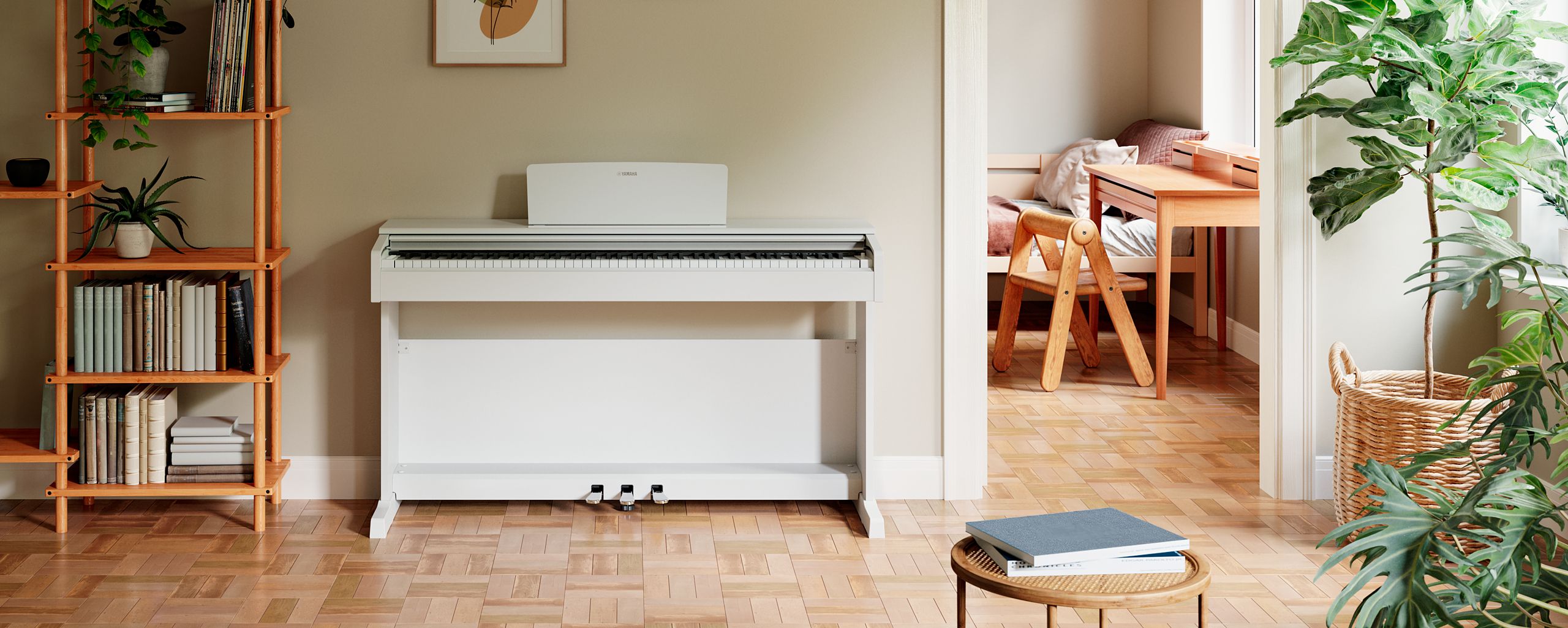 Yamaha Arius YDP-146WH pianoforte digitale bianco 88 tasti