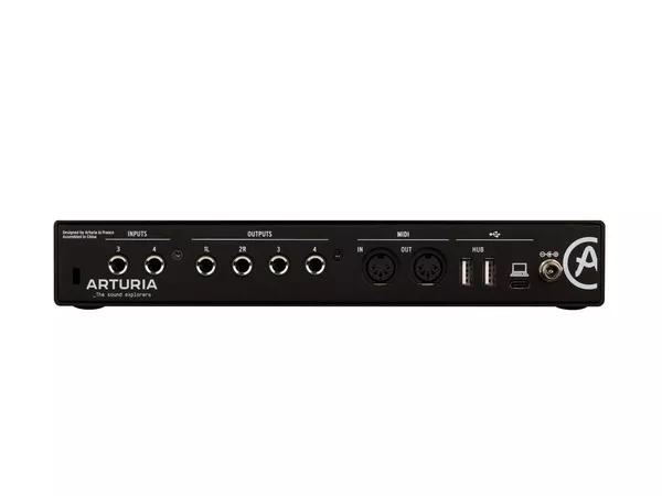 Arturia MiniFuse 4 Scheda Audio USB Nera 4in/4out