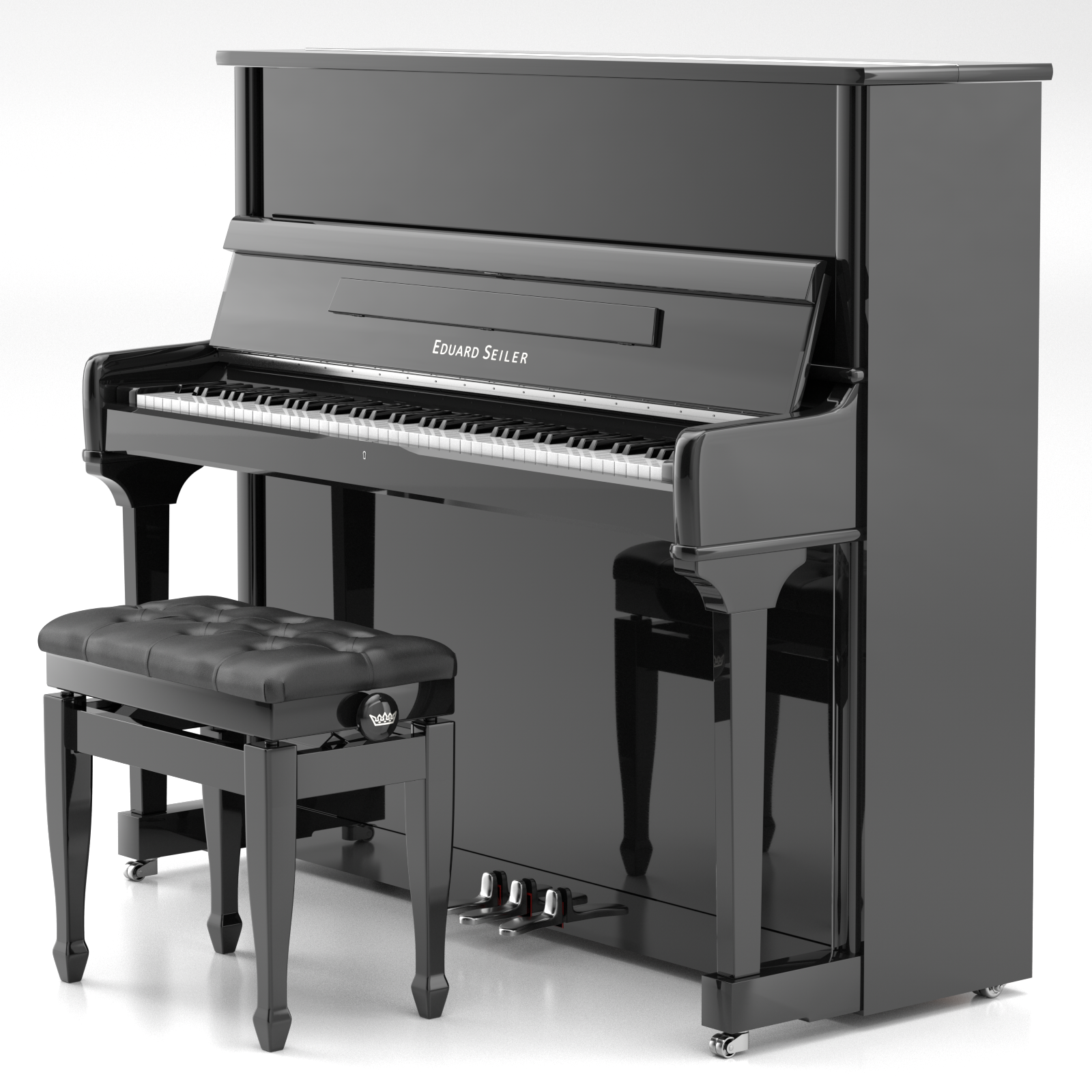Seiler Eduard Seiler ED-132 MN pianoforte verticale nero
